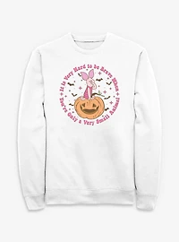 Disney Winnie The Pooh Piglet Very Hard To Be Brave Spooky Sweatshirt