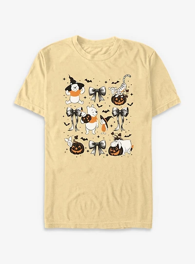 Disney Winnie The Pooh Spooky Bows & Bats Garment Dye T-Shirt