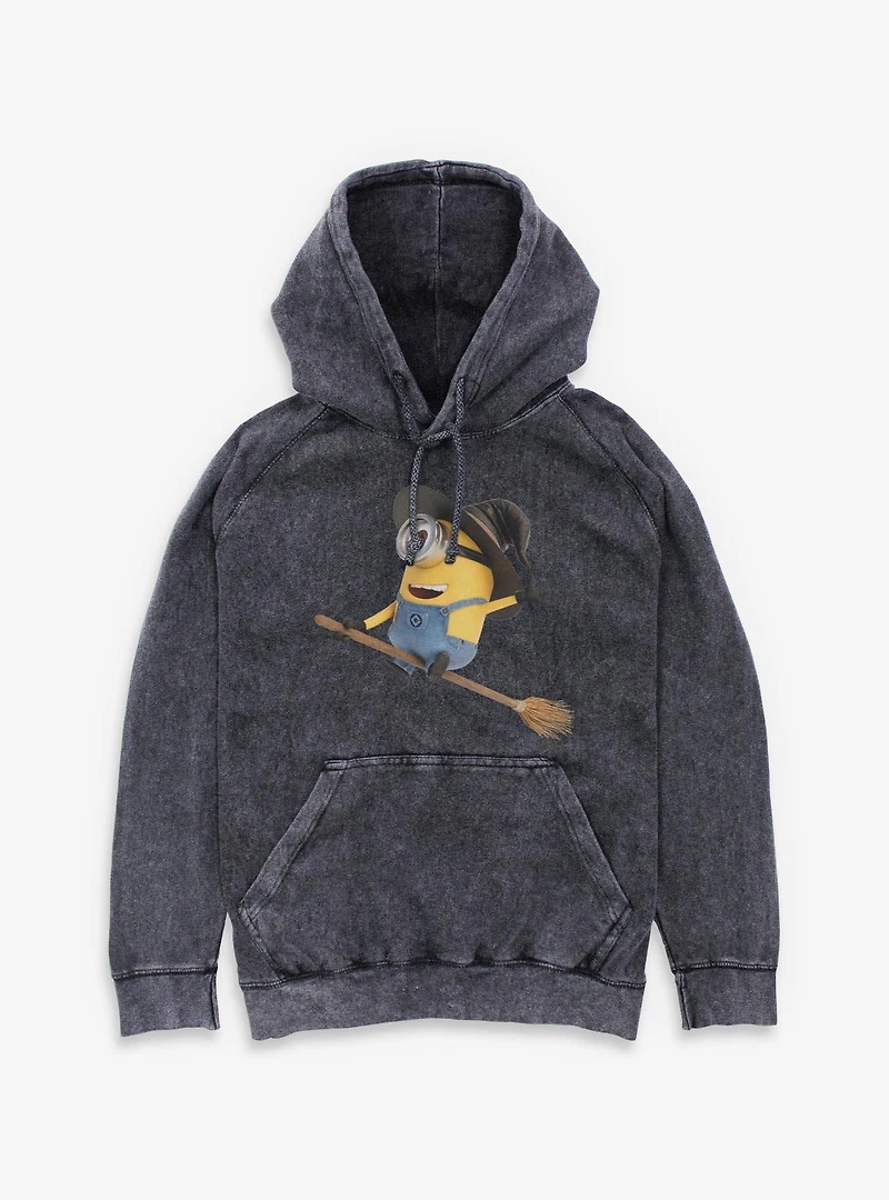 Minions Minion Stuart Witch Mineral Wash Hoodie