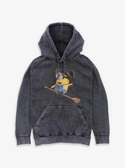 Minions Minion Stuart Witch Mineral Wash Hoodie