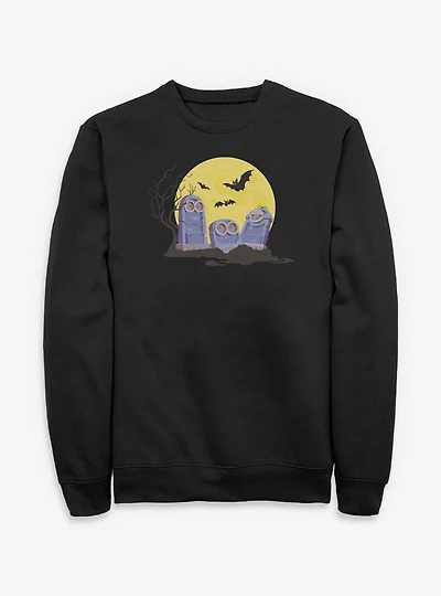 Minions Spooky Tombstone Cemetery Sweatshirt