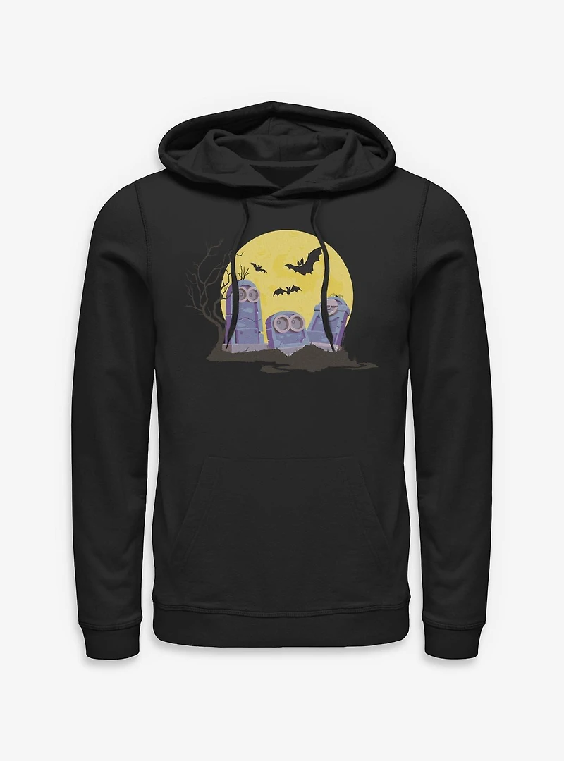 Minions Spooky Tombstone Cemetery Hoodie
