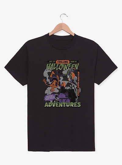 Marvel Spider-Man Chilling Halloween Adventures Comic Style Cover T-Shirt