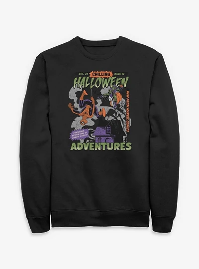 Marvel Spider-Man Chilling Halloween Adventures Comic Style Cover Sweatshirt