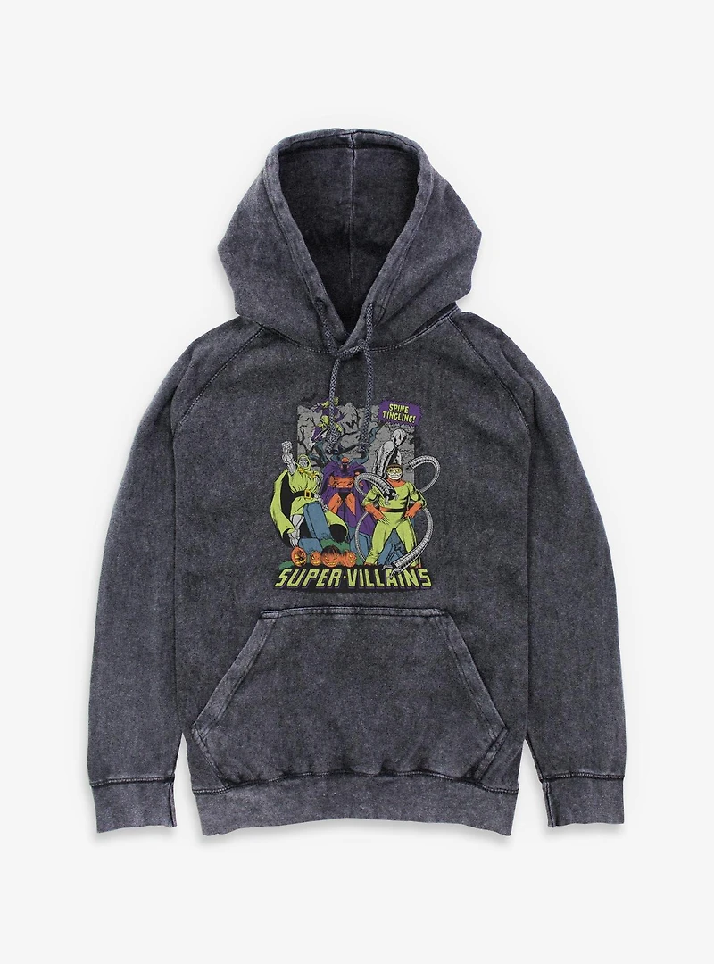 Marvel Super Villains Halloween Mineral Wash Hoodie