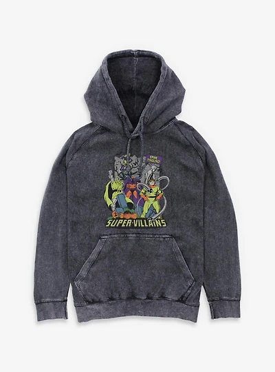 Marvel Super Villains Halloween Mineral Wash Hoodie