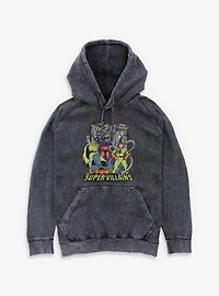 Marvel Super Villains Halloween Mineral Wash Hoodie