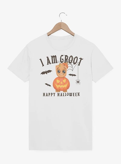 Marvel Guardians of the Galaxy I Am Groot Happy Halloween T-Shirt