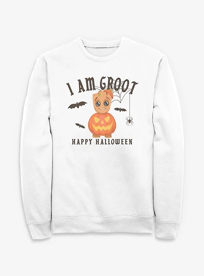 Marvel Guardians of the Galaxy I Am Groot Happy Halloween Sweatshirt