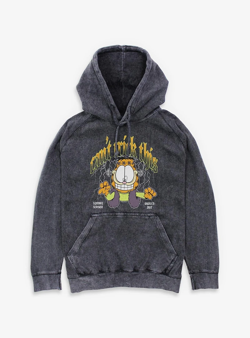Garfield Can't Trick This Spooky Season Mineral Wash Hoodie