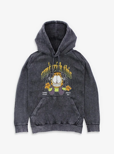 Garfield Can't Trick This Spooky Season Mineral Wash Hoodie