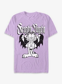 Garfield Fright Night Vampire  Garment Dye T-Shirt