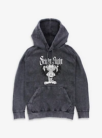 Garfield Fright Night Vampire  Mineral Wash Hoodie