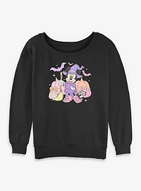 Disney Minnie Mouse Haunted Womens Slouchy Sweatshirt