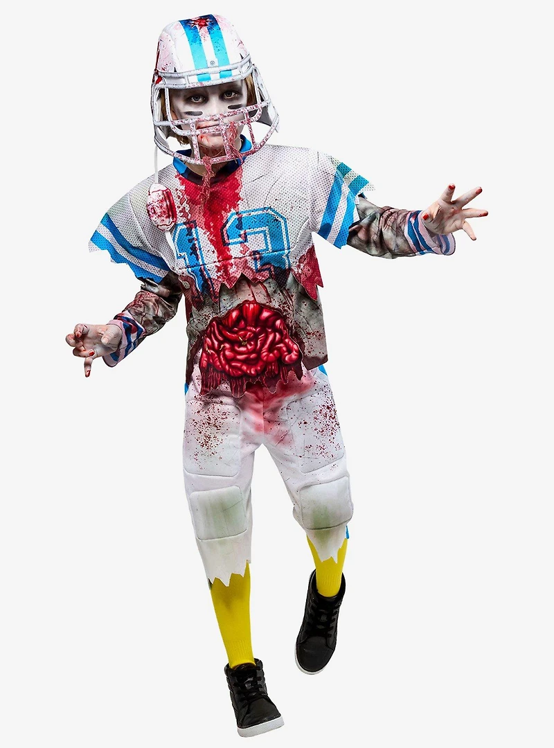 Bloody Zombie Football Player Youth Costume
