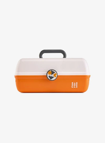 Caboodles School Spirit On-The-Go Girl White Over Orange