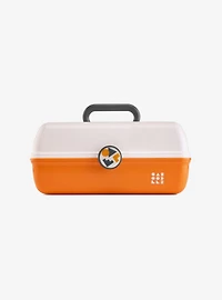 Caboodles School Spirit On-The-Go Girl White Over Orange