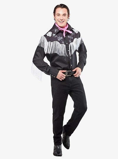 Barbie Western Ken Costume Top and Scarf
