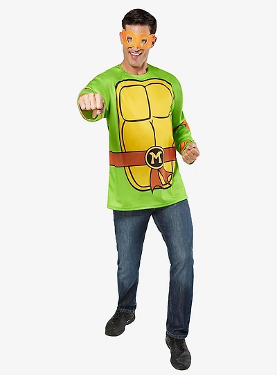 Teenage Mutant Ninja Turtles Michelangelo Costume Top and Mask