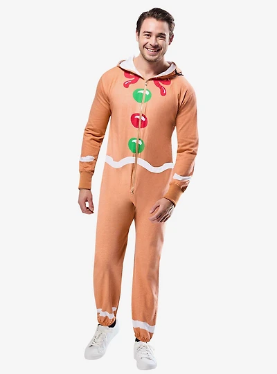 Gingerbread Man Hooded Zipsters Costume