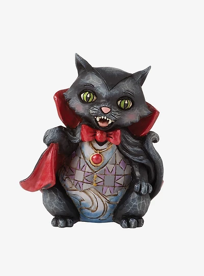 Halloween Vampire Cat Mini Figurine