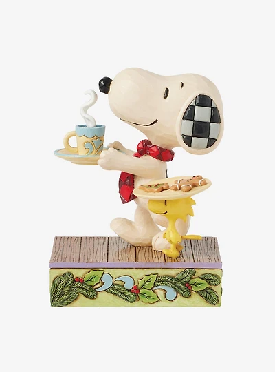 Peanuts Snoopy and Woodstock Cooking Figurine