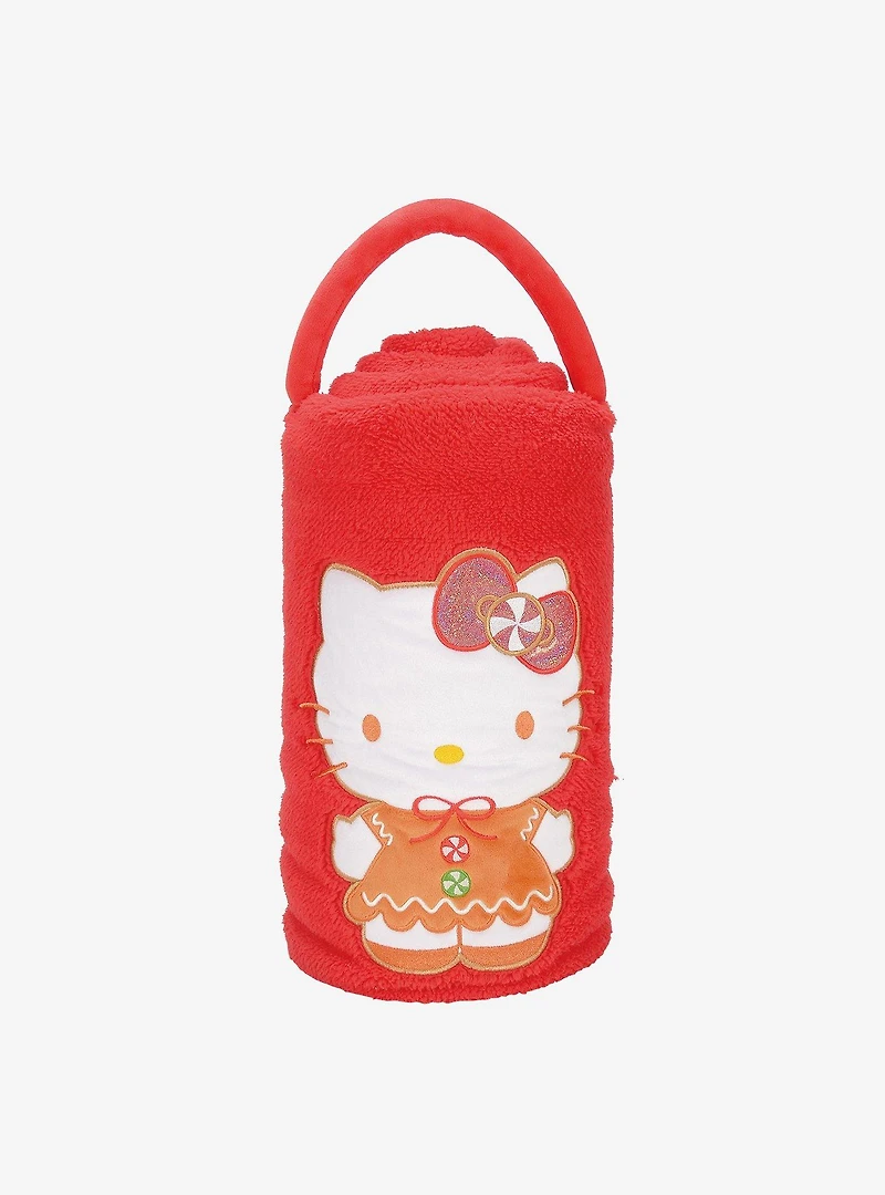 Sanrio Hello Kitty Gingerbread Snow Throw