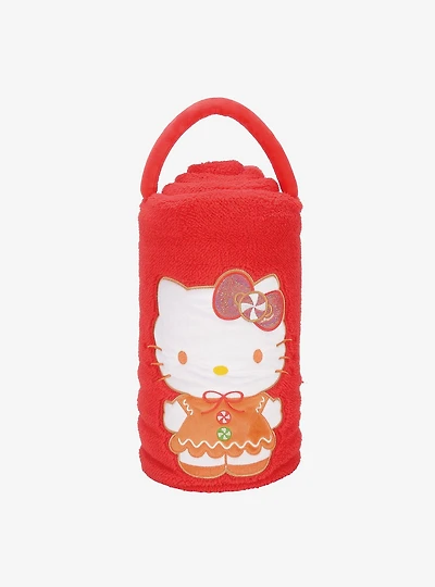 Sanrio Hello Kitty Gingerbread Snow Throw
