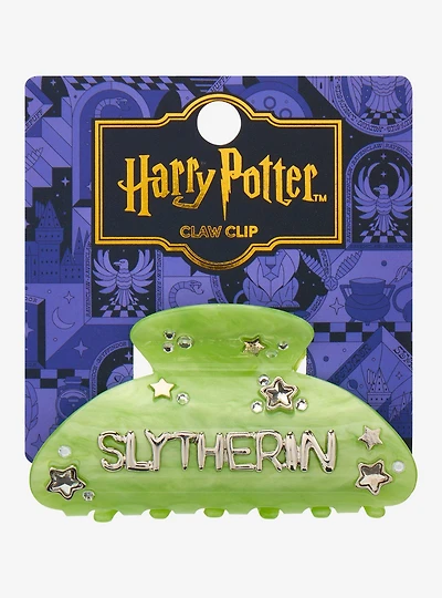 Harry Potter Slytherin Lettered Claw Clip — BoxLunch Exclusive