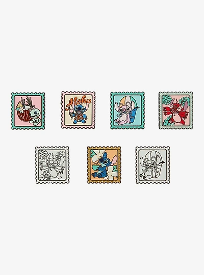 FiGPiN Disney Lilo & Stitch Character Stamps Blind Box Enamel Pin