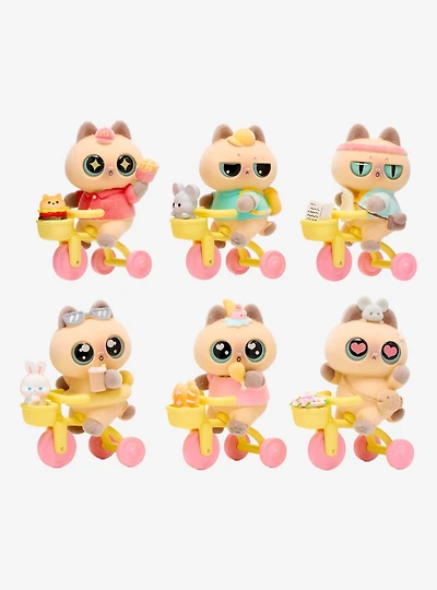 Siamese Cat Summer Day Blind Box Flocked Figure