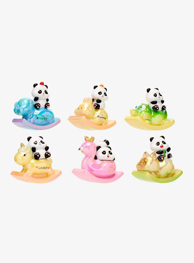 Panda Rocking Horse Blind Box Figure