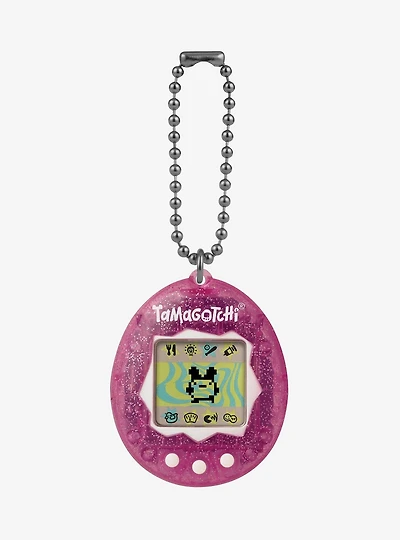 Tamagotchi Pink Glitter Game Clip