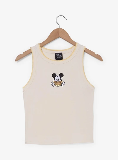 Disney Mickey Mouse Lemon Embroidered Women's Tank Top - BoxLunch Exclusive