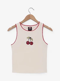 Marvel Spider-Man Cherries Embroidered Women's Tank Top - BoxLunch Exclusive