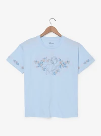 Disney Cinderella Horse Floral Women's T-Shirt — BoxLunch Exclusive
