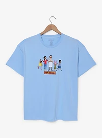 Bob's Burgers Belcher Family Embroidered Women's T-Shirt - BoxLunch Exclusive