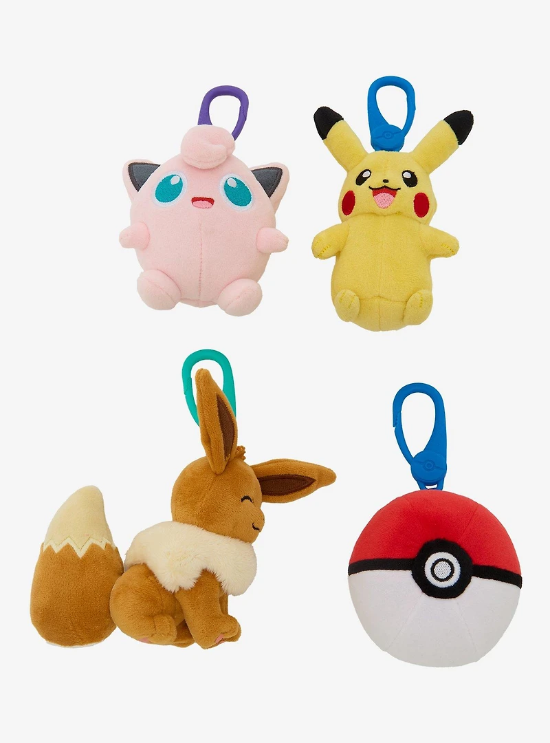 Pokémon Plush Assorted Bag Clip