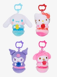 Sanrio Hello Kitty and Friends Fruit Macaron Blind Assorted Plush Bag Clip - BoxLunch Exclusive