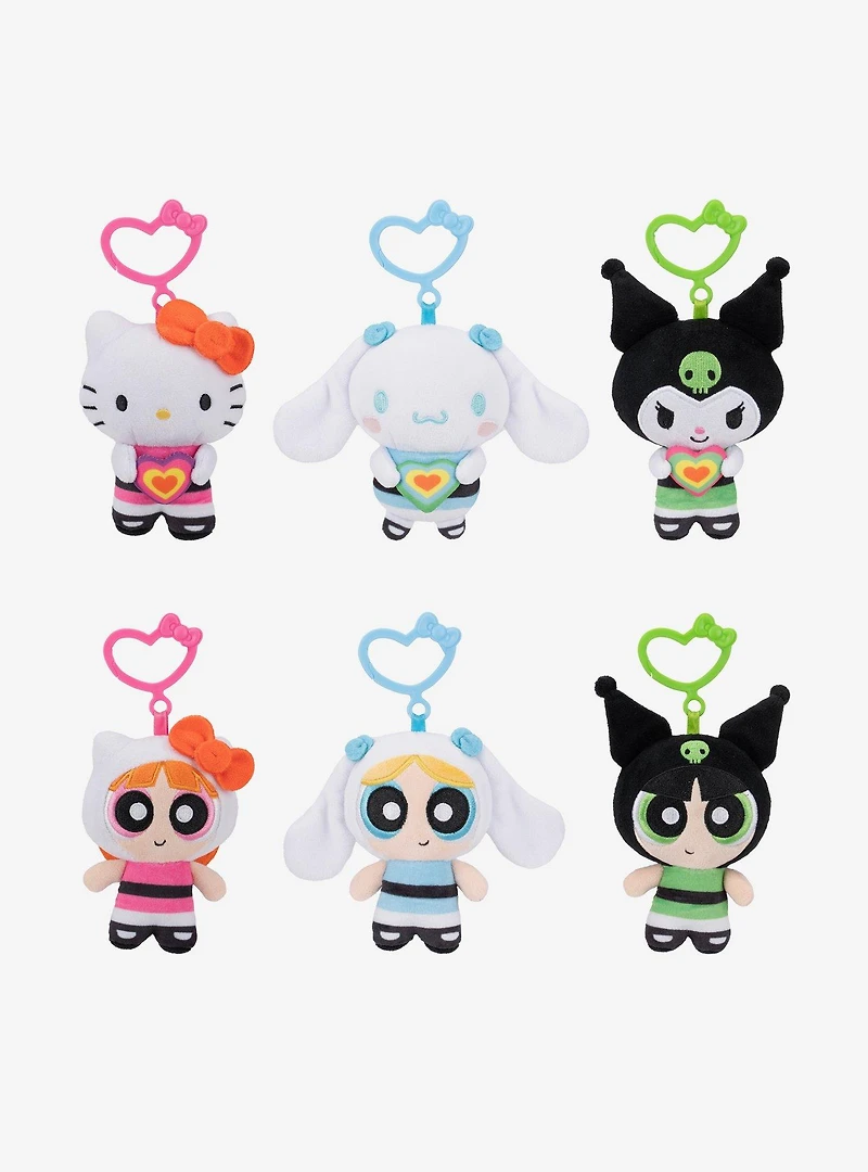 Sanrio x Powerpuff Girls Blind Box Plush Clip