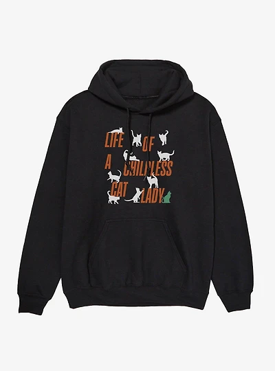 Life Of A Childless Cat Lady Hoodie