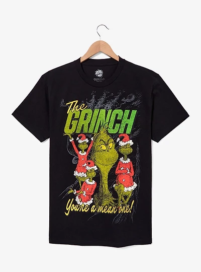 Dr. Seuss How The Grinch Stole Christmas Multi-Portrait T-Shirt — BoxLunch Exclusive