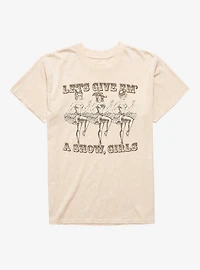 Let's Give 'Em A Show, Girls Mineral Wash T-Shirt