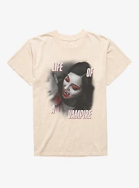 Life Of A Vampire Mineral Wash T-Shirt