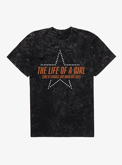The Life Of A Girl Mineral Wash T-Shirt