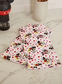 Disney Mickey & Minnie Heart Towel Set