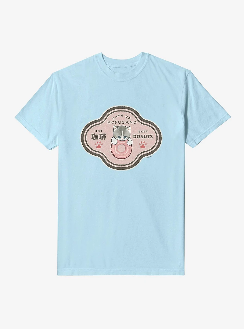 Mofusand Cafe De Garment Dye T-Shirt
