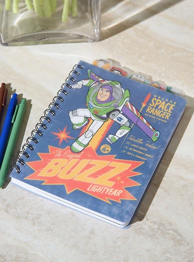 Disney Pixar Toy Story Buzz Lightyear Figural Tab Notebook — BoxLunch Exclusive