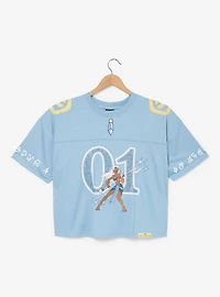 Disney Atlantis: The Lost Empire Kida Women's Plus Cropped Football Jersey - BoxLunch Exclusive