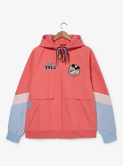Disney Mickey Mouse Retro Color Block Windbreaker — BoxLunch Exclusive